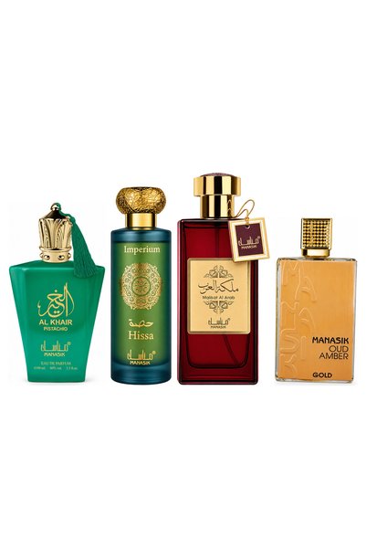 MANASIK Set 4 Manasik, Al Baraka Pistachio + Hissa Imperium + Malikat al Arab...