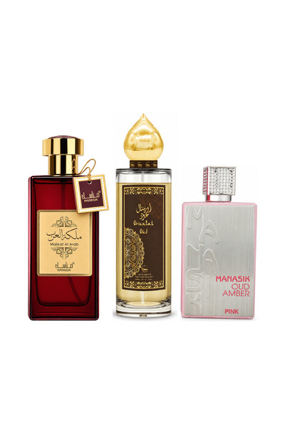 MANASIK Set 3 parfumuri Manasik, Malikat al Arab + Oriental Oud + Oud Amber P...