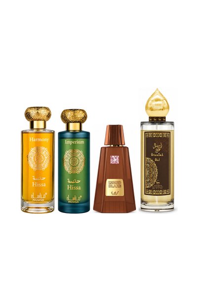 MANASIK Set 4 parfumuri Manasik, Hissa Harmony + Hissa Imperium + Liquid Blaz...