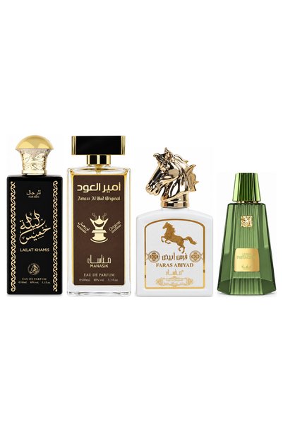 MANASIK Set 4 Manasik, Lailat Khamis + Ameer al Oud Original + Faras Abiyad +...