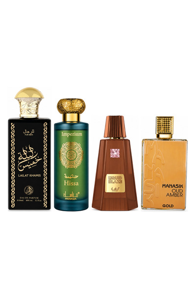 MANASIK Set 4 parfumuri Manasik, Lailat Khamis + Hissa Imperium + Liquid Blaz...