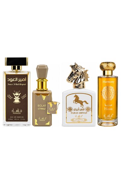 MANASIK Set 4 parfumuri Manasik, Ameer al Oud Original + Eclat + Faras Abiyad...