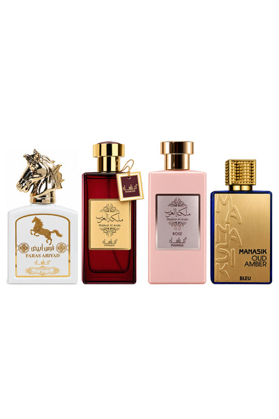MANASIK Set 4 Manasik, Faras Abiyad + Malikat al Arab + Malikat al Arab Rose ...