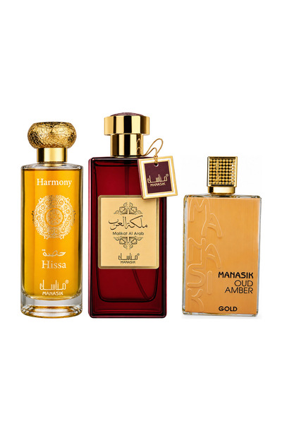 MANASIK Set 3 parfumuri Manasik, Hissa Harmony + Malikat al Arab + Oud Amber ...