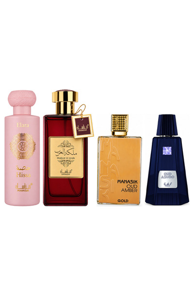 MANASIK Set 4 parfumuri Manasik, Hissa Elara + Malikat al Arab + Oud Amber Go...