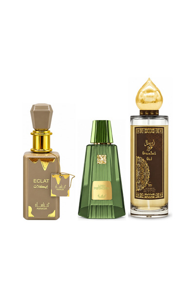 MANASIK Set 3 parfumuri Manasik, Eclat + Lush Pistachio + Oriental Oud, EDP, ...