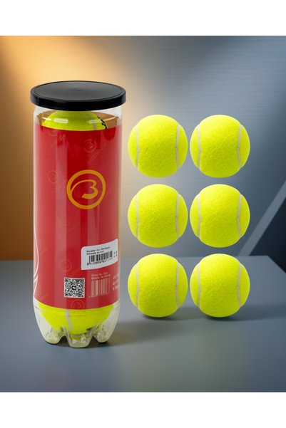 tecnocom Tenis Topu 6'lı Set Dayanıklı ve Dengeli Zıplama