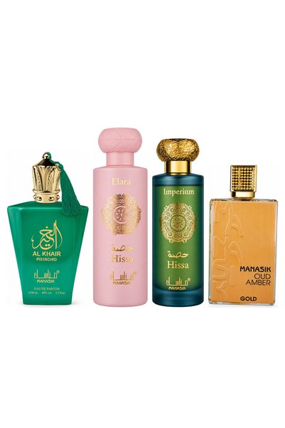 MANASIK Set 4 Manasik, Al Baraka Pistachio + Hissa Elara + Hissa Imperium + O...