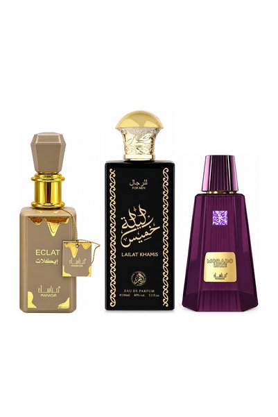 MANASIK Set 3 parfumuri Manasik, Eclat + Lailat Khamis + Morado Luxe, EDP, 3 ...