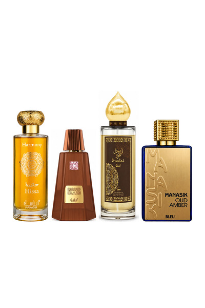 MANASIK Set 4 parfumuri Manasik, Hissa Harmony + Liquid Blaze + Oriental Oud ...