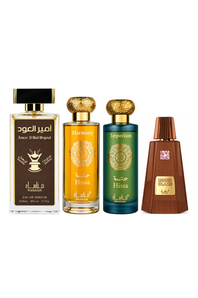 MANASIK Set 4 Manasik, Ameer al Oud Original + Hissa Harmony + Hissa Imperium...