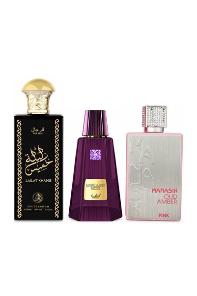 MANASIK Set 3 parfumuri Manasik, Lailat Khamis + Morado Luxe + Oud Amber Pink...