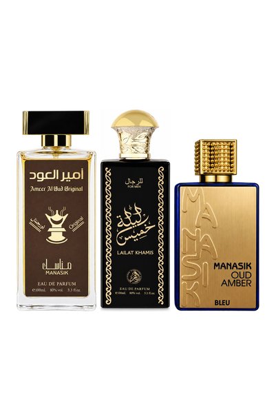 MANASIK Set 3 parfumuri Manasik, Ameer al Oud Original + Lailat Khamis + Oud ...