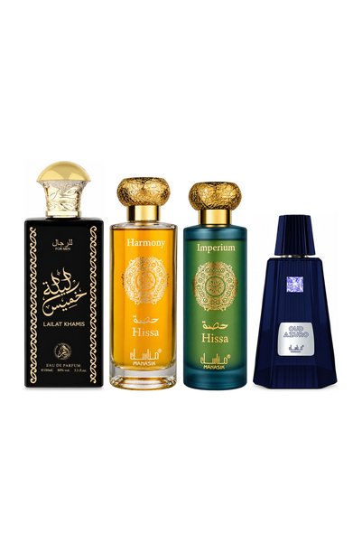 MANASIK Set 4 parfumuri Manasik, Lailat Khamis + Hissa Harmony + Hissa Imperi...