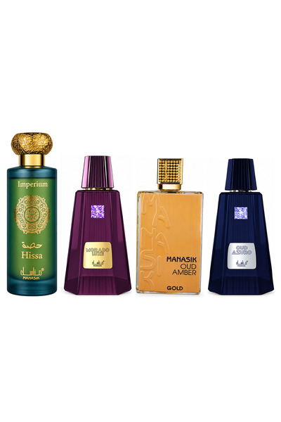 MANASIK Set 4 parfumuri Manasik, Hissa Imperium + Morado Luxe + Oud Amber Gol...