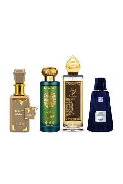 MANASIK Set 4 parfumuri Manasik, Eclat + Hissa Imperium + Oriental Oud + Oud ...