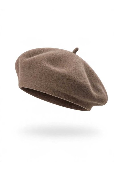 GİYU SHOP Căciulă de iarnă pentru femei, din pâslă franceză, cu motiv de pictor