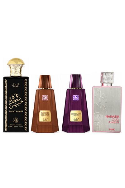 MANASIK Set 4 parfumuri Manasik, Lailat Khamis + Liquid Blaze + Morado Luxe +...