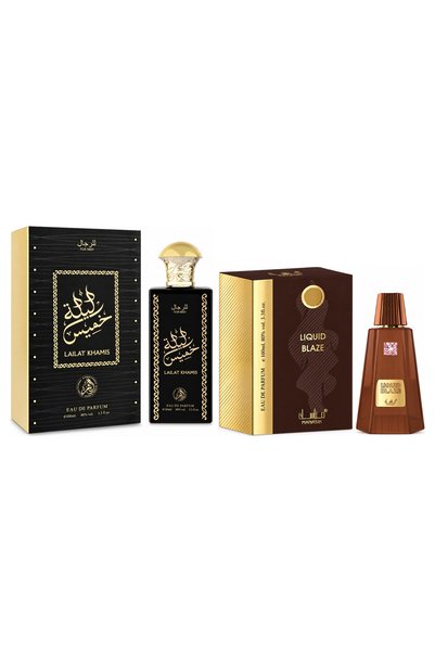 MANASIK Set 2 parfumuri Manasik, Lailat Khamis + Liquid Blaze, EDP, 2 x 100 ml