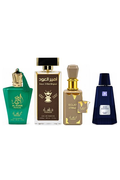 MANASIK Set 4 parfumuri Manasik, Al Baraka Pistachio + Ameer al Oud Original ...