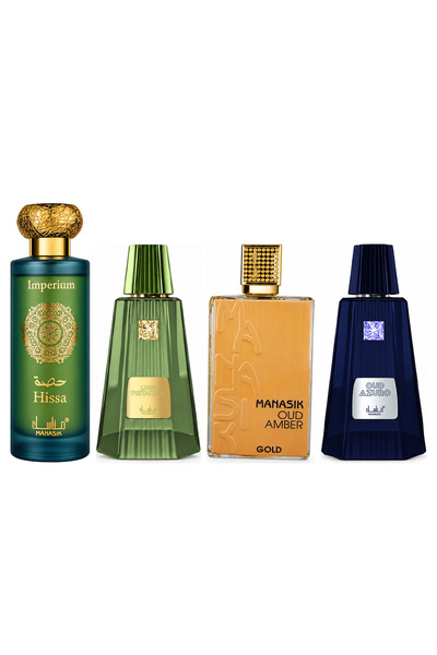 MANASIK Set 4 parfumuri Manasik, Hissa Imperium + Lush Pistachio + Oud Amber ...