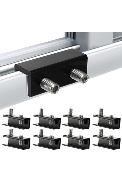Tazweeq 8 Pcs Window Locks, Adjustable Sliding Window Security Locks with Key...