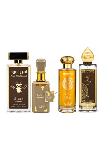 MANASIK Set 4 parfumuri Manasik, Ameer al Oud Original + Eclat + Hissa Harmon...