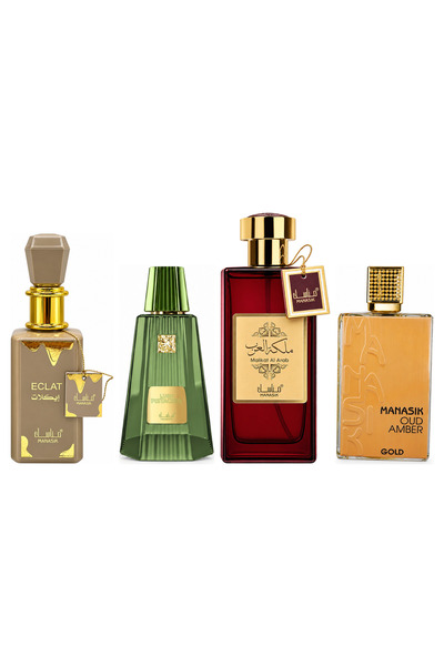 MANASIK Set 4 parfumuri Manasik, Eclat + Lush Pistachio + Malikat al Arab + O...