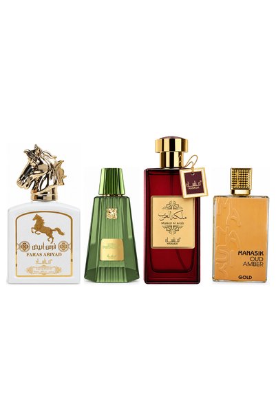 MANASIK Set 4 Manasik, Faras Abiyad + Lush Pistachio + Malikat al Arab + Oud ...