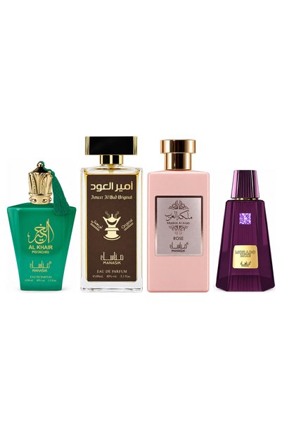 MANASIK Set 4 parfumuri Manasik, Al Baraka Pistachio + Ameer al Oud Original ...