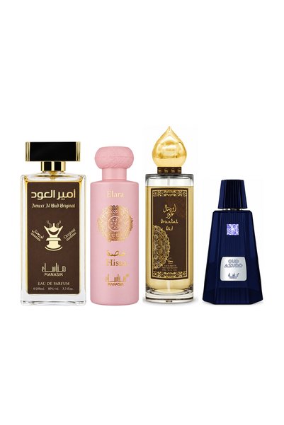 MANASIK Set 4 parfumuri Manasik, Ameer al Oud Original + Hissa Elara + Orient...