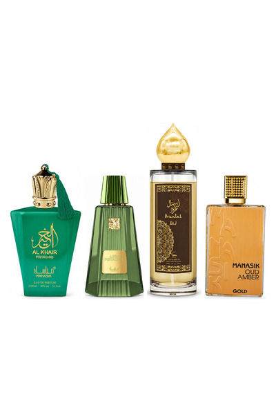 MANASIK Set 4 Manasik, Al Baraka Pistachio + Lush Pistachio + Oriental Oud + ...
