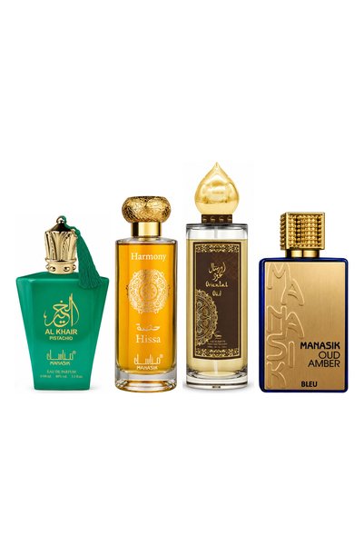 MANASIK Set 4 Manasik, Al Baraka Pistachio + Hissa Harmony + Oriental Oud + O...