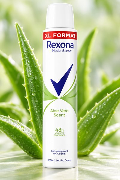 Rexona Antiperspirant spray Aloe Vera pentru femei, protecție 48h, format XL,...