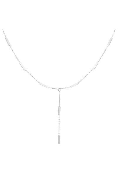 Bianna Jewels Merla Smooth and Long Chain - Silver