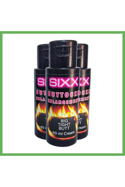 TheGencoo Sıxx 3-Pack Hip-Shaping Men's Body Cream 60 ml GEN01