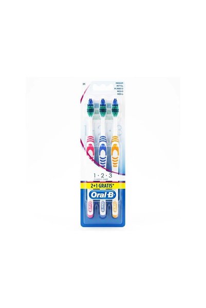 Oral-B اورال بي فرشاة اسنان كلاسيك كير عرض 2+1