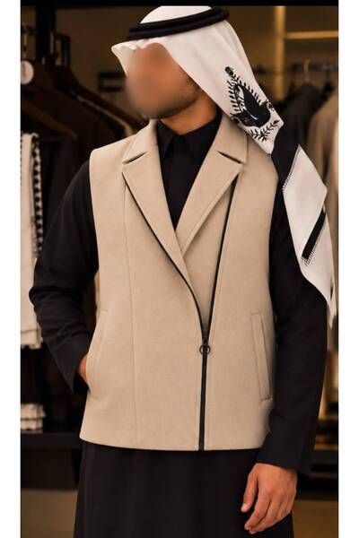 Generic Luxury Men's Suede Leather Flap Fur Coat Stylish and Fashionable Mult...