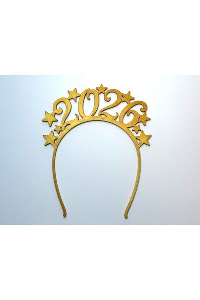 Bezos 3D-Printed 2026 New Year's Hairband, New Year's Eve Party Accessory, Fu...