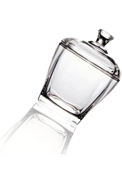 Sweet seven ® Glass Sugar Bowl Candy Jar - 8.38oz, 248ml Airtight Storage Jar...