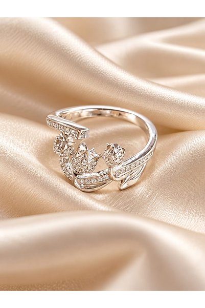 SEMUDA Women's Adjustable Steel Ring