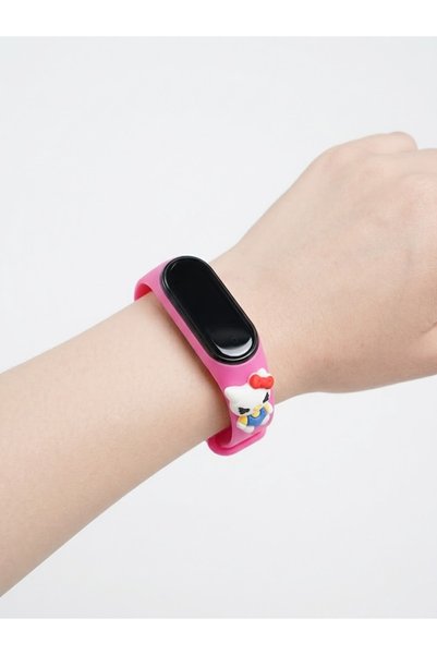 Pembe Dijital çocuk saati hello kitty