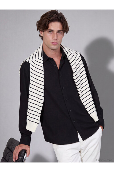 LC Waikiki Trendy Picks from Kübra Butik: Relaxed Fit Armure Fabric Men's Shirt