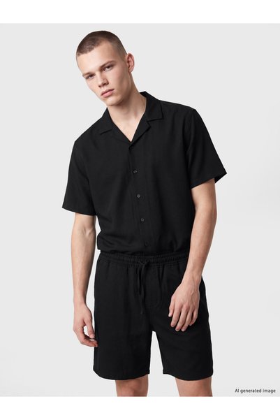 LC Waikiki Xsiderelax fit linen-look men's shirt