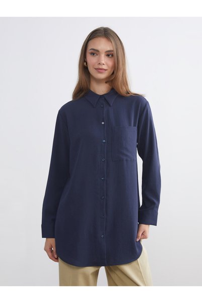 LC Waikiki LCW ModestCep Women's Detailed Shirt Tunic