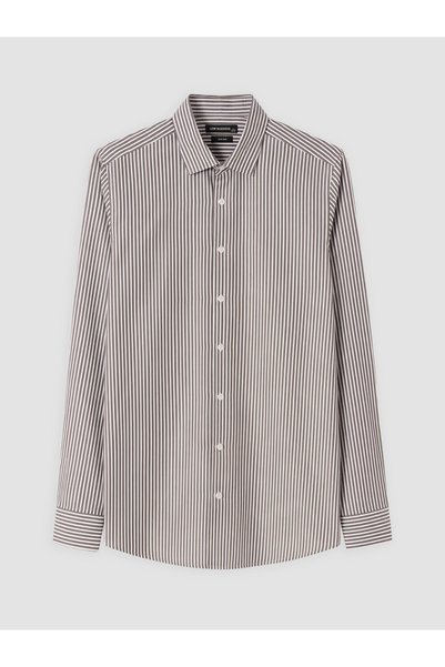 LC Waikiki Lcw business slim fit striped gabardine men's shirt