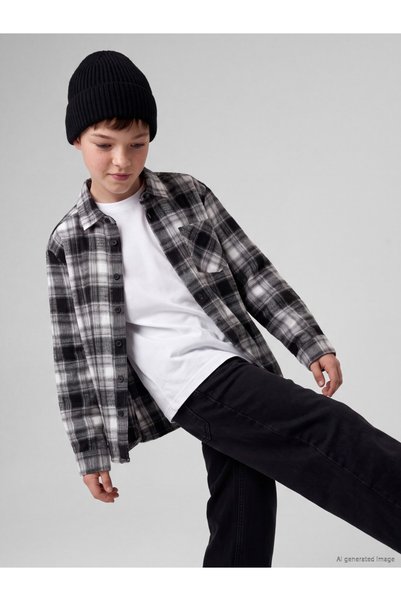LC Waikiki Trendy Picks from Kübra Butik: Long-Sleeved Checked Embroidered Ga...