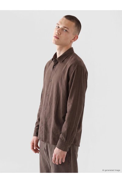 LC Waikiki Trendy Picks from Kübra Butik: Regular-Fit Linen-Look Men's Shirt