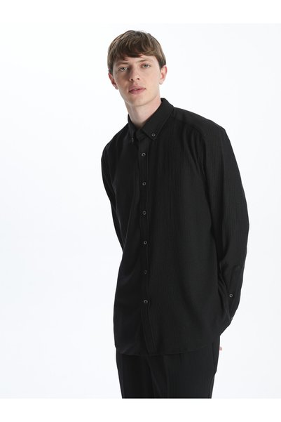 LC Waikiki Lcw visionregular fit long sleeve men's shirt