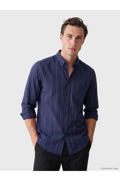 LC Waikiki Trendy Picks from Kübra Butik: Regular-Fit Striped Gabardine Men's...